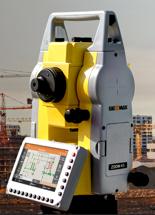 GeoMax Zoom45 Manual Total Station for Construction Surveying