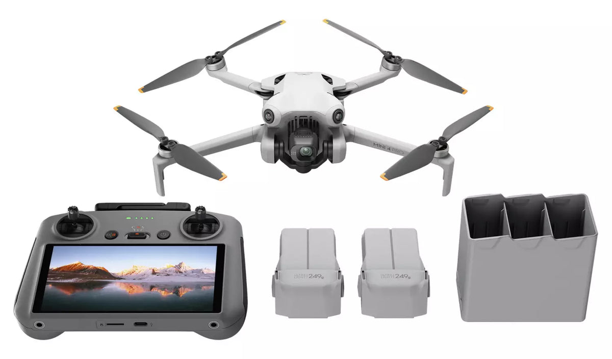 DJI MINI 4 PRO - SKIN - DESIGN: POLIZEI* 10x Akku- sowie DJI RC2 RC-N2 Folie