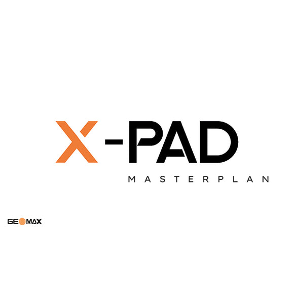 Image of the geomax x-pad master plan logo