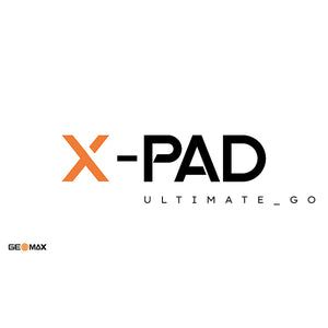 logo of the x-pad ultimate go software for geomax zoom instruments