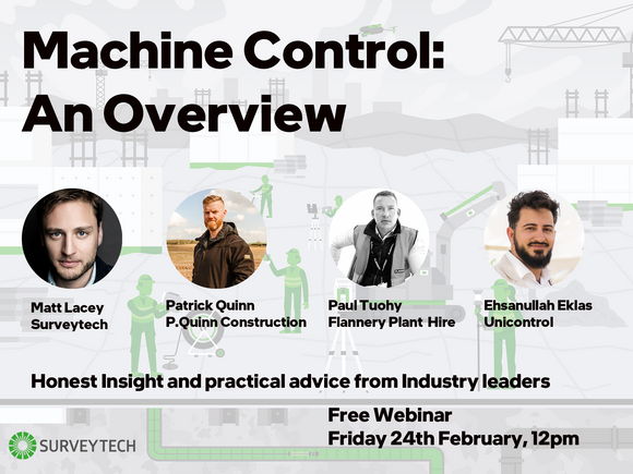 Free Webinar all about Machine Control - 24th February 12pm