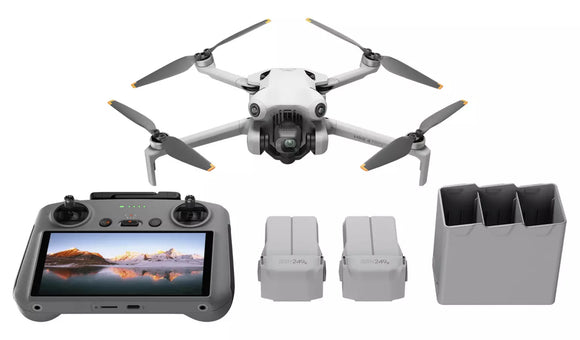 DJI Mini 4 Pro Drone [Fly More Combo RC 2]
