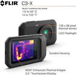 image of technical information related to the teledyne flir C3-X compact thermal camera