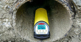 image of a geomax zeta 125s pipe laser inside of a pipe