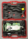 image of a used leica ts06 total station inside of its carry case